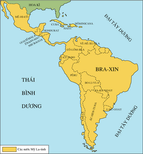 Lược đồ mỹ la tinh