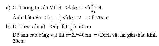 Vật lý 11 chương 7