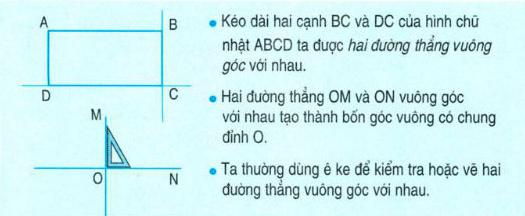  Hai đường thẳng vuông góc. Hai đường thẳng song song