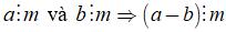  Tính chất chia hết của một tổng