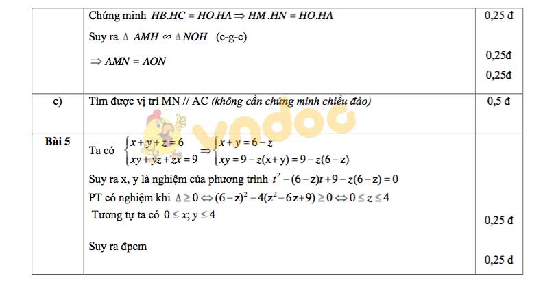 Đề thi thử vào lớp 10 môn Toán trường THCS & THPT Lương Thế Vinh năm học 2019 - 2020 (lần 4)