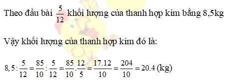Bài tập cuối tuần môn Toán lớp 6
