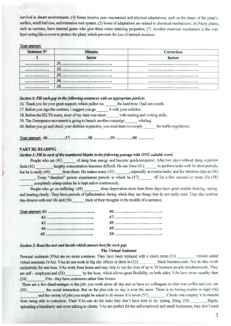 Đề thi vào lớp 10 chuyên Tiếng Anh