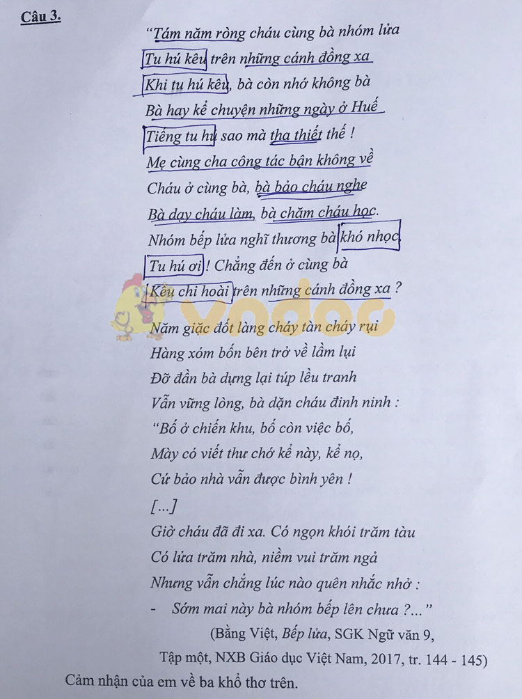 Đề thi tuyển sinh vào lớp 10 môn Ngữ văn THPT Chuyên Sư Phạm Hà Nội năm học 2019 - 2020