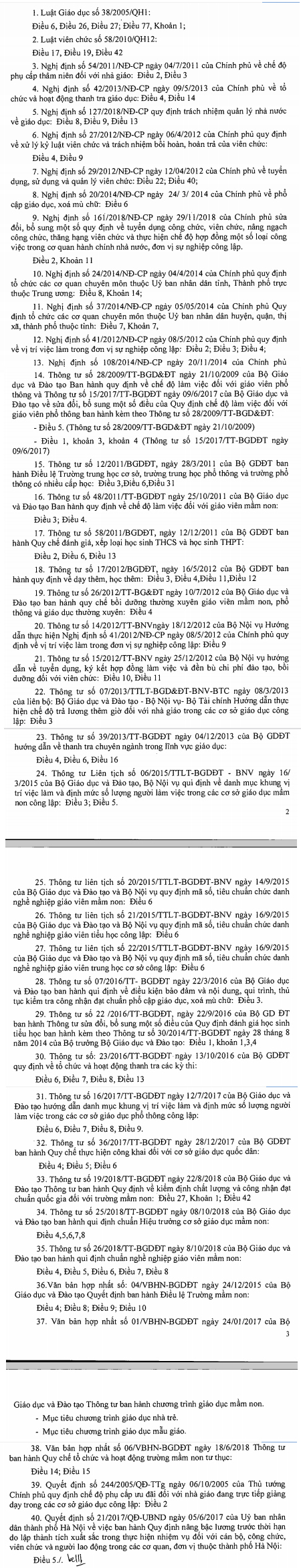 Tài liệu thi công chức giáo dục