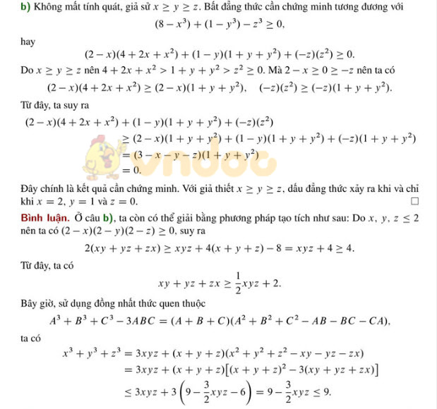 Đáp án đề thi vào lớp 10 môn Toán Chuyên 2019 TH Thực Hành - ĐHSP Hồ Chí Minh