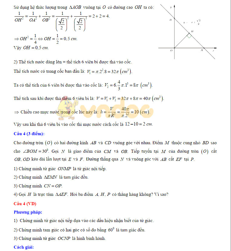 Đáp án đề thi vào lớp 10 môn Toán tỉnh Đắk Lắk năm 2019