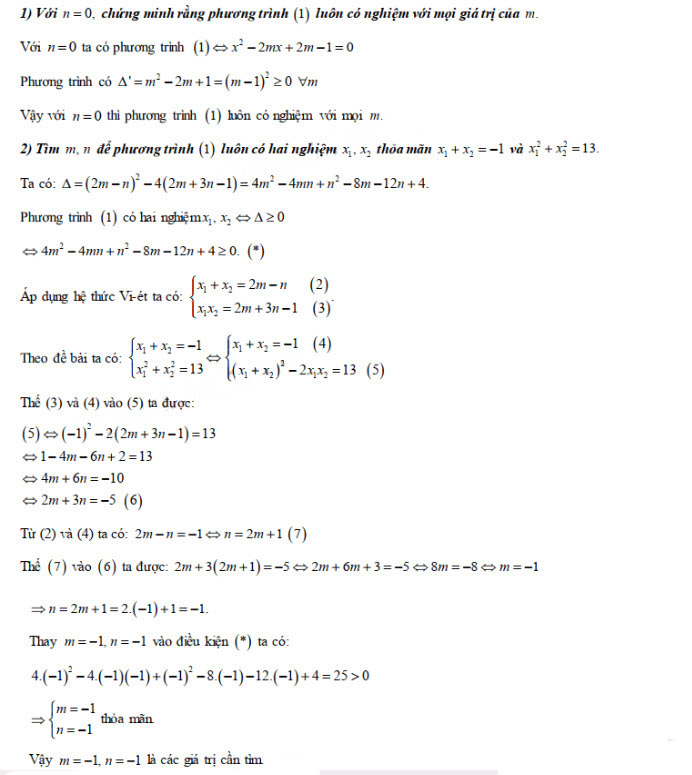 Đề thi vào lớp 10 môn Toán trường Chuyên Lê Quý Đôn - Lai Châu năm 2019 - 2020 (đề chung)