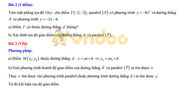 Đáp án đề thi vào lớp 10 môn Toán tỉnh Khánh Hòa năm 2019