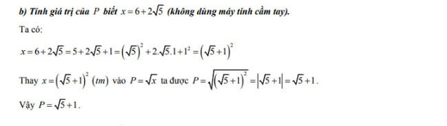 Đáp án đề thi vào lớp 10 môn Toán tỉnh Khánh Hòa năm 2019
