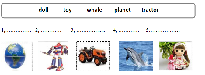 Bài tập ôn hè môn Tiếng Anh lớp 2 lên lớp 3