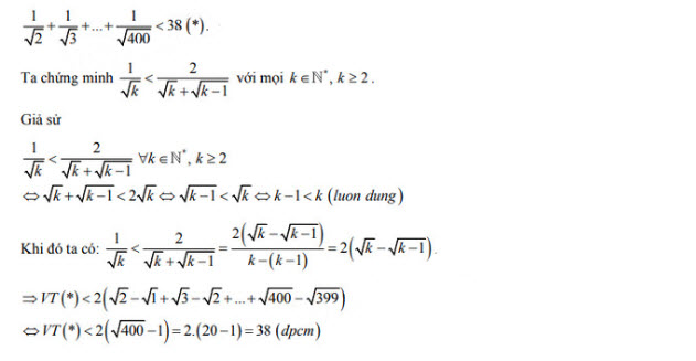 Đáp án đề thi vào lớp 10 môn Toán tỉnh Kon Tum năm 2019