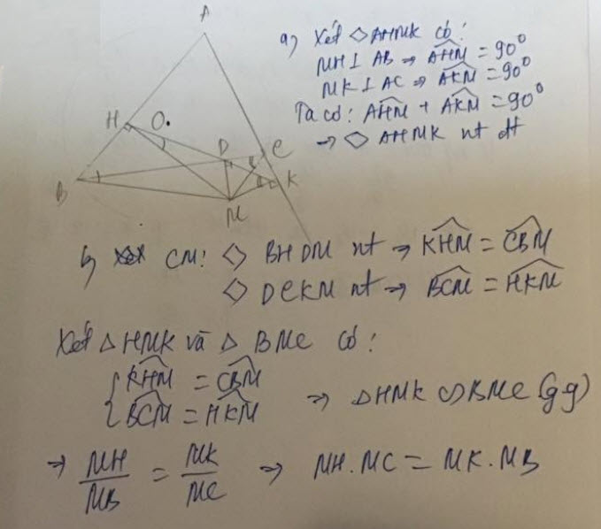 Đáp án đề thi vào lớp 10 môn Toán tỉnh Vĩnh Phúc năm 2019