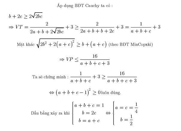 Đáp án đề thi vào lớp 10 môn Toán tỉnh Vĩnh Phúc năm 2019