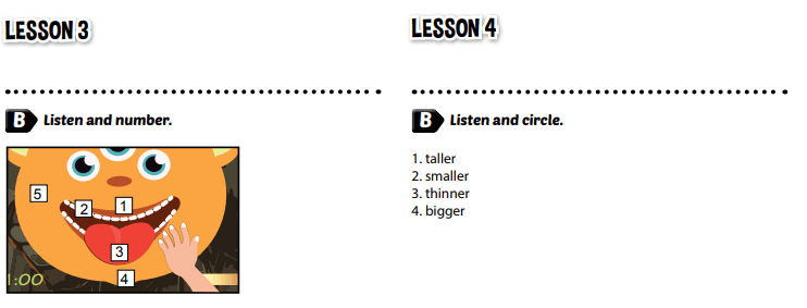 Giải Tiếng Anh 4 i-Learn Smart Start grade 4 Theme 3