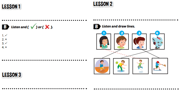Giải Tiếng Anh 4 i-Learn Smart Start grade 4 Theme 6