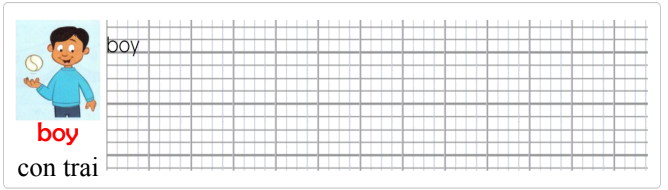 Tập viết Tiếng Anh lớp 1 Starter Hello