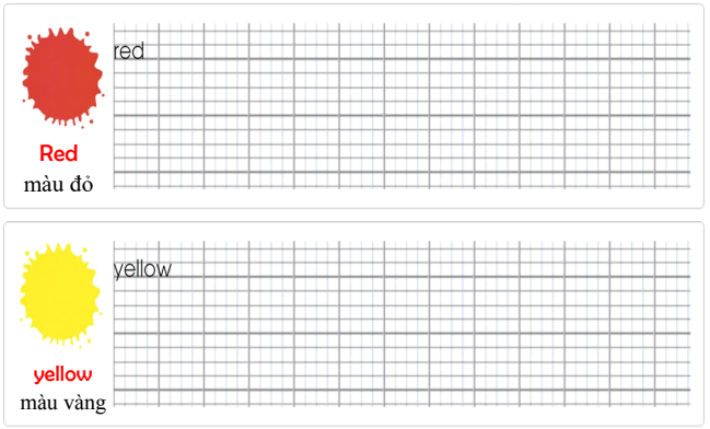 Tập viết Tiếng Anh lớp 2 Starter Hello