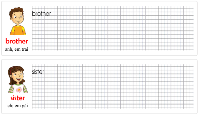 Tập viết Tiếng Anh lớp 3 Starter Welcome Back