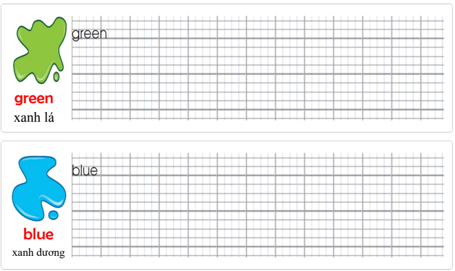 Tập viết Tiếng Anh lớp 3 Starter Welcome Back