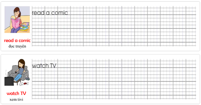 Tập viết Tiếng Anh lớp 5 Starter Back Together