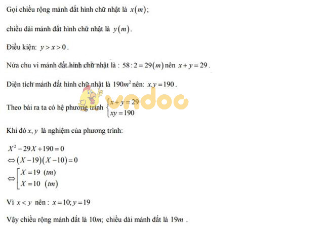 Đáp án đề thi vào lớp 10 môn Toán tỉnh Quảng Trị năm 2019