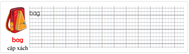 Tập viết Tiếng Anh lớp 2 Unit 1 What is it?