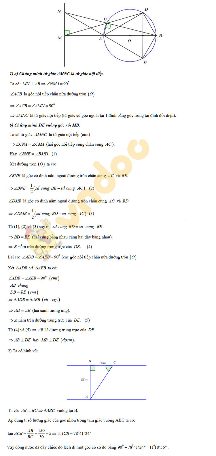 Đáp án đề thi vào lớp 10 môn Toán tỉnh Ninh Bình năm 2019