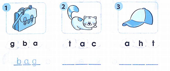 Phiếu bài tập cuối tuần môn Tiếng Anh lớp 1 Tuần 2