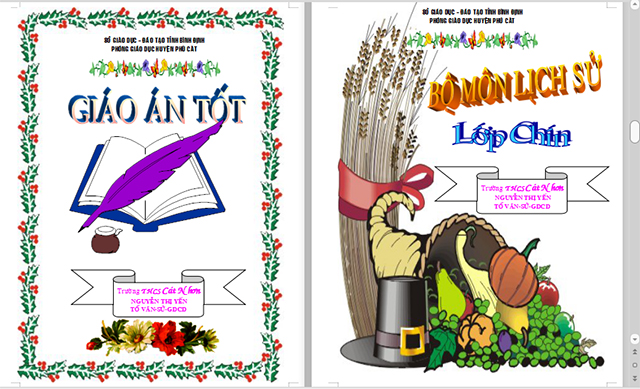 Bìa giáo án