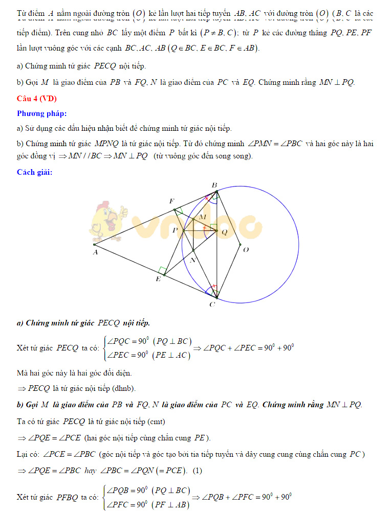 Đáp án đề thi vào lớp 10 môn Toán tỉnh Cao Bằng năm 2019