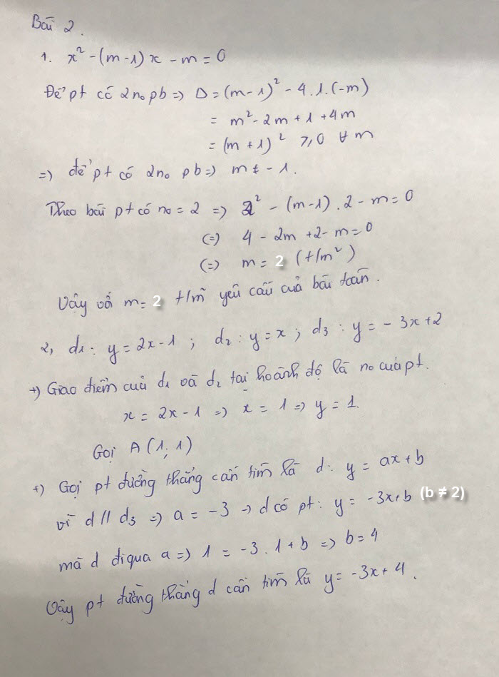  Đáp án đề thi vào lớp 10 môn Toán tỉnh Bình Định năm 2019