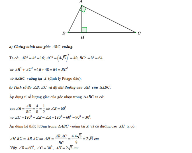 Đáp án đề thi vào lớp 10 môn Toán tỉnh Vĩnh Long năm 2019