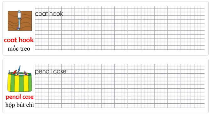 Tập viết Tiếng Anh lớp 3 Unit 2 Our New Things