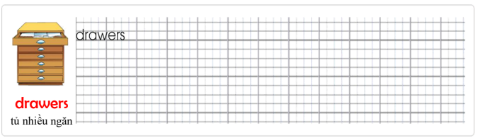 Tập viết Tiếng Anh lớp 3 Unit 2 Our New Things