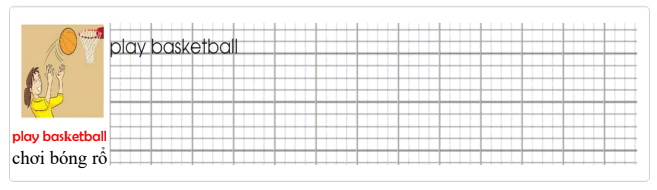 Tập viết Tiếng Anh lớp 4 Unit 2 My Weekend