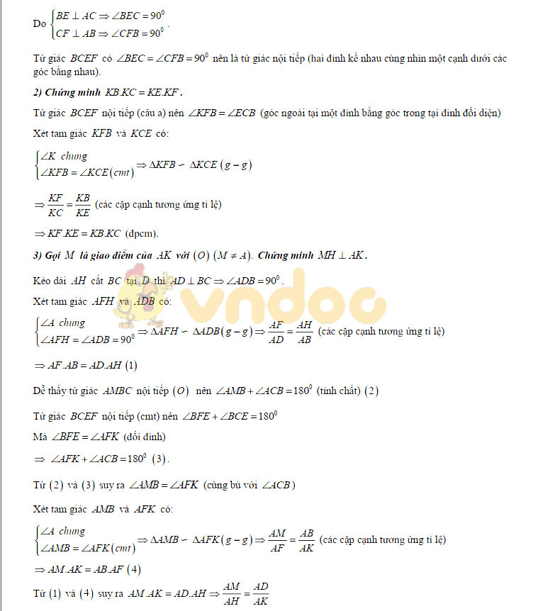Đáp án đề thi vào lớp 10 môn Toán tỉnh Lai Châu năm 2019