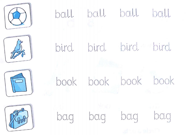 Phiếu bài tập cuối tuần môn Tiếng Anh lớp 1 Tuần 3