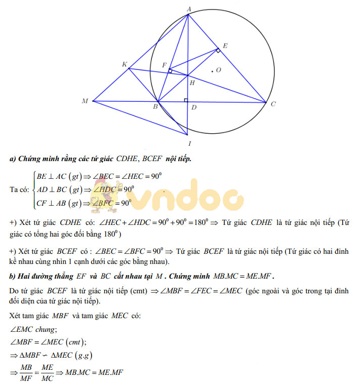 Đáp án đề thi vào lớp 10 môn Toán tỉnh Bắc Kạn năm 2019