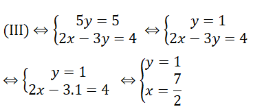 Giải bài tập SGK Toán lớp 9 bài 4: Giải hệ phương trình bằng phương pháp cộng đại số
