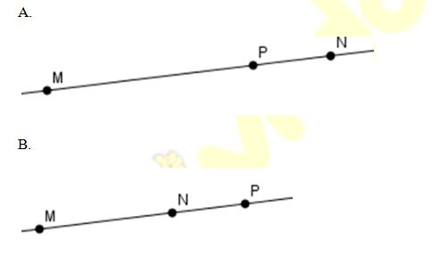 Trắc nghiệm Toán lớp 6: Ba điểm thẳng hàng