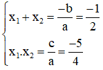 Giải bài tập SGK Toán lớp 9 bài 6: Hệ thức Vi-ét và ứng dụng