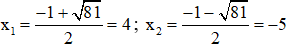 Giải bài tập SGK Toán lớp 9 bài 7: Phương trình quy về phương trình bậc hai