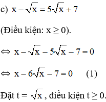 Giải bài tập SGK Toán lớp 9 bài 7: Phương trình quy về phương trình bậc hai