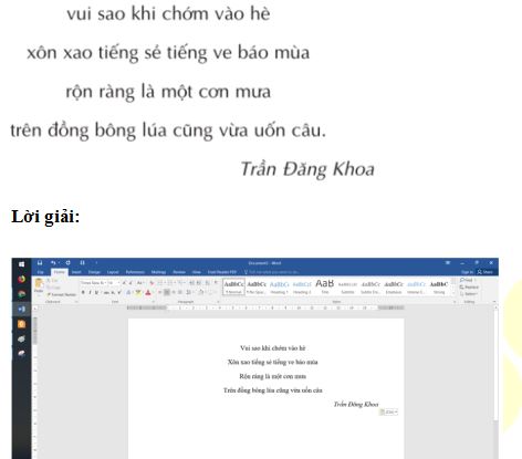 Bài thực hành 5 trang 78 SGK Tin học 3