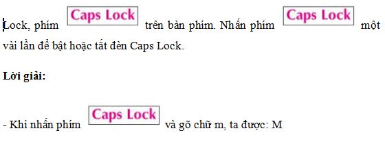 Bài thực hành 1 trang 79 SGK Tin học 3