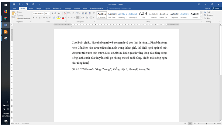 Bài thực hành 1 trang 97 SGK Tin học 3