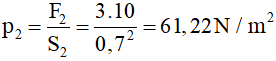 Giải bài tập VBT Vật lý lớp 8 bài 7: Áp suất