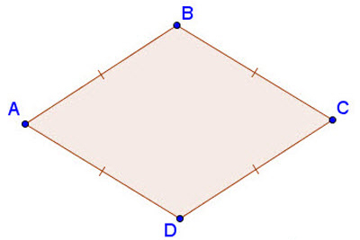 Dấu hiệu nhận biết hình thoi