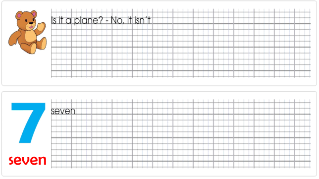 Tập viết Tiếng Anh lớp 1 Unit 3 Is it a plane?